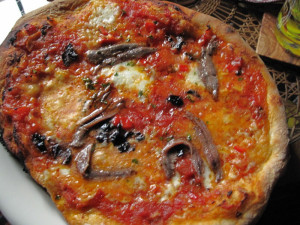 Pizza aux anchois